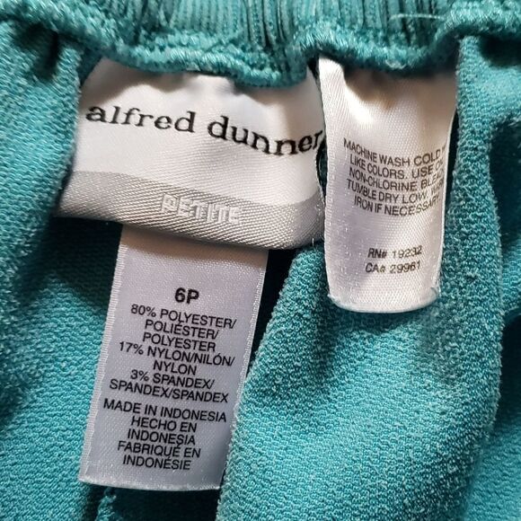 Alfred Dunner Final Wale-Corduroy Pants Size 6P - Picture 12 of 12